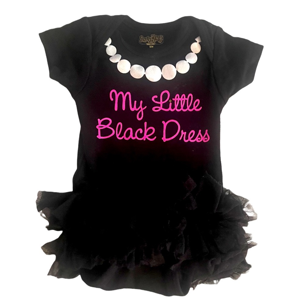 My Little Black Dress Onesie with Tutu